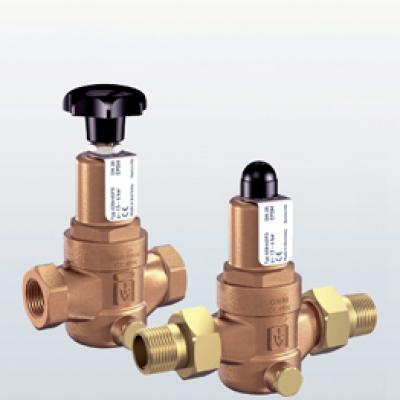 Series 630 Overflow and pressure control valves made of gunmetal, straightway form, with threaded ­connections