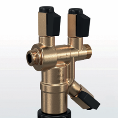 Series 9661 Lead-free brass backflow preventer for tap connection