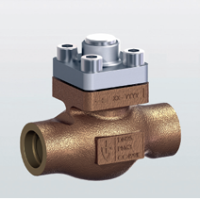 Series 2182 Non-return valve made of gunmetal, in straightway form
