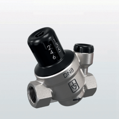 Series 9140 Mini pressure reducing valve made of stainless steel with female thread connection
