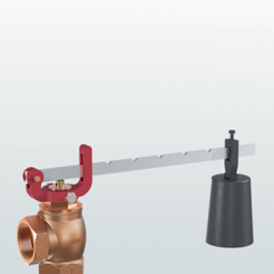 Series 601 Pressure relief valves made of gunmetal, with lever and weight, angle-type with threaded connections