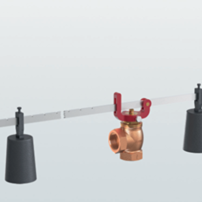 Series 612 Pressure relief valves made of gunmetal, with double lever and weights, angle-type with threaded connections